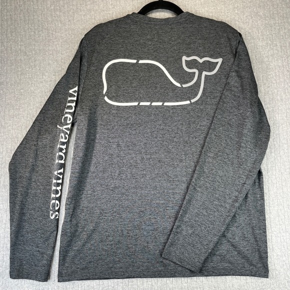 Vineyard Vines Performance Shirt Men S new without tags Long Sleeve Whale Logo - Picture 5 of 7